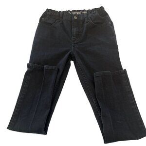 Cat & Jack Black Jeans Super Stretch Adjustable Waist‎ Size 12